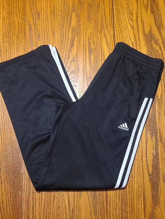 adidas Other - Adidas Black Active Track Pants with White Stripes - Boy's Large